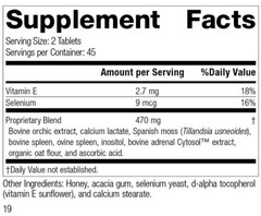Standard Process – Cataplex E2 – 90 Tablets