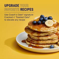 Coach’s Oats Whole Grain Oatmeal 3 lbs (48 oz) | Cracked 48 Ounce (Pack of 1)