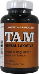 American Health TAM – Herbal Laxative 250 Tabs Each (Pack of 4)