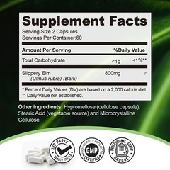 Slippery Elm-Support Digestive Health, Gut Health, Digestive Constipation Relief