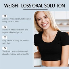 7~35PCS Weight Loss Oral Drops for Intestinal Slimming Boosting Metabolism Hot