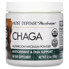 2 X Host Defense, Mushrooms, Chaga, Mushroom Mycelium Powder, 3.5 oz (100 g)