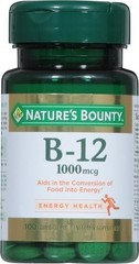 Vitamin B-12 1000 mcg Energy Nervous System Support Tablets 100 Count Pack of 1