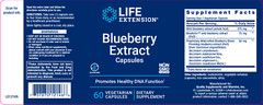 3 PACK Life Extension Blueberry Extract for Healthy DNA Function 60 Veg Capsules