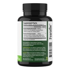 Advanced Dual Berberine HCl Berberine Supplement 1300mg 120 Capsules