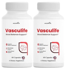 (2 Pack) Vasculife Blood Balance, Vasculife Advanced Blood Health Capsules