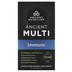 2 X Ancient Nutrition, Ancient Multi, Immune, 90 Capsules