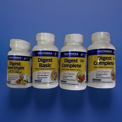4 BRAND NEW Enzymedica Digestive Support Supplement, 90 Capsules Per Bottle