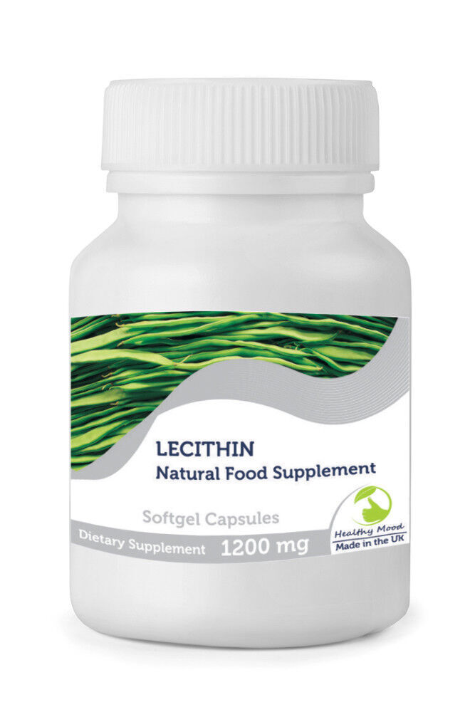 LECITHIN 1200mg 30/60/90/120/180/250 Softgel Capsules