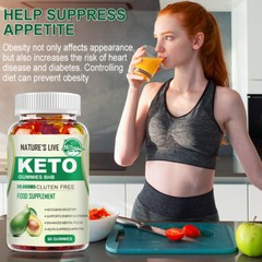 Keto BHB Gummies Diet ACV Weight Loss Night Time Fat burner Appetite Suppressant