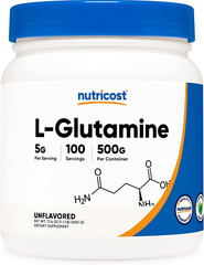 Nutricost L-Glutamine Powder, 5 Grams per Serving, Gluten Free & Non-GMO