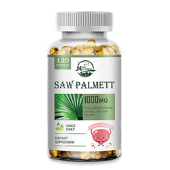 Full Spectrum Saw Palmetto, Supports Prostate Health, 1000 mg, 120 Capsules