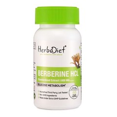 Berberine 600mg Extract Capsules 98% for Blood Sugar Support – 40:1 Ratio