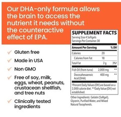 2 Bottles – NeuroQ Memory DHA-400 Brain Health Omega-3, 120 Caps ea – Exp 7/2027