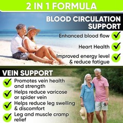 Best Blood Circulation Supplements and Vein Support-Blood Flow, Leg Circulati…