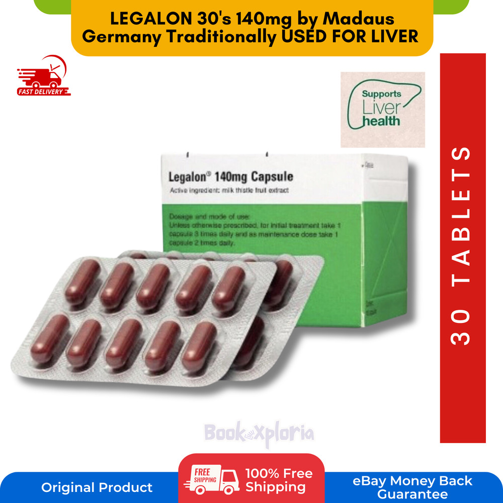 LEGALON 30’s 140mg by Madaus Germany Traditionally USED FOR LIVER FREE SHIPPING