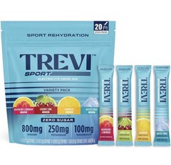 TREVI™ Sport Electrolytes Powder Packets Sugar Free – 800mg Sodium – 250mg Potas