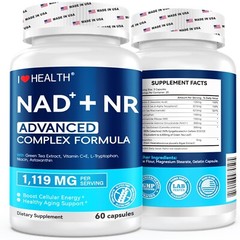 NAD+ ADVANCED 3000mg Supplement for Anti-Aging, Energy, Focus,Nicotinamide 60CT