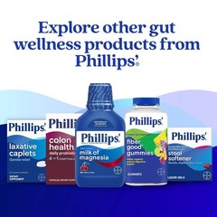 Phillips’ Probiotic Colon Health Digestive Health Daily Supplement Capsules-60ct