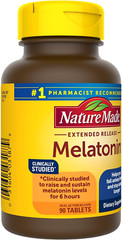 Nature Made Melatonin 4mg Extended Release Tablets 100% Drug Free Sleep Aid 90ct