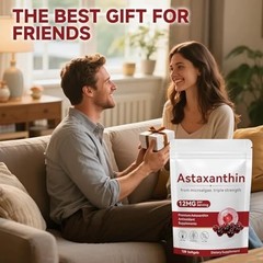 Astaxanthin 12mg, 120 Softgels, Premium Astaxanthin Antioxidant Supplements with