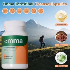 3 Pack Emma Gut Health Supplement 180 Capsules for Bloating Relief & Leaky Gut+-
