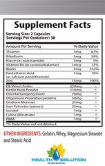 Superfoods Blend – ELK VELVET ANTLER 550mg – pure herbal product -3 Bot 180 Caps