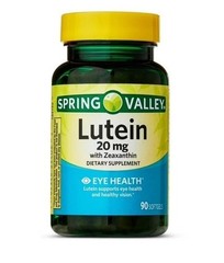 Lutein with Zeaxanthin Softgels 20mg 90 Count