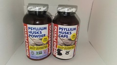 Yerba Prima Psyllium Husks Powder Gentle Soothing Fiber 12 oz Exp 06/27