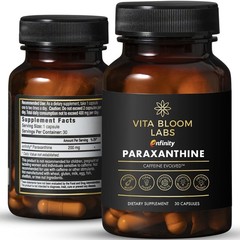 Vita Bloom Labs Enfinity Paraxanthine Capsules, Clean Energy & Focus, Caffein…