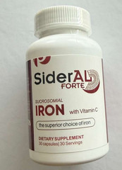 SiderAL Forte Iron with Vitamin C 30 Capsules Dietary Supplement