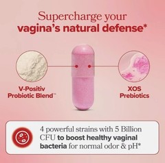 URO Positive Vaginal Probiotics Balance pH forWomen Prebiotic Packs 60ct 3x