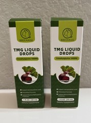 2 Pack TMG Trimethylglycine Supplement Liquid Drops 1000MG High Absorption