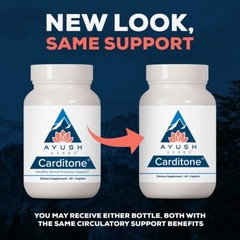 CARDITONE Health Supplement BP Formula for Women Men 60ct AYUSH HERBS