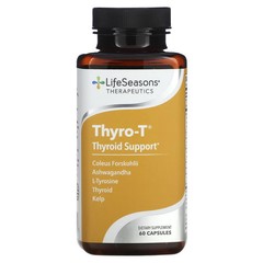 2 X LifeSeasons, Thyro-T, Thyroid Support, 60 Capsules