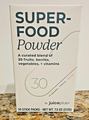NEW JUICE PLUS+ Superfood Powder 30 Stick Packs 7.5 oz 212g EXP 7/2026