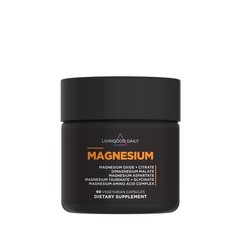 Livingood Daily Magnesium Supplement with 60 Count (Pack of 1)