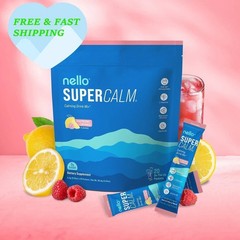 NEW Nello Supercalm – Calming Drink Mix with KSM-66 Ashwagandha, Vitamin D3