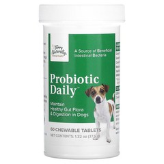 2 X Terry Naturally, Probiotic Daily, For Dogs, 60 Chewable Tablets, -worldwide