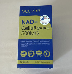 VCCVBB NAD+ CelluRevive 500mg 60 Capsules Vegan Non-GMO Gluten-Free