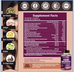 Rainbow Nutrients Advanced Hair Growth-Promote Hair Growth and Prevent Hair Loss