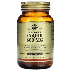 Megasorb CoQ-10, 600 mg, 30 Softgels