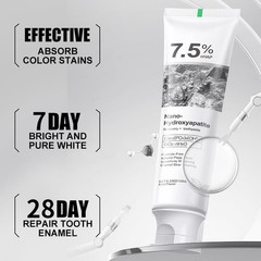 Nano Hydroxyapatite Toothpaste 7.5% nHAP, 4.23 oz – Enamel-Strengthening &