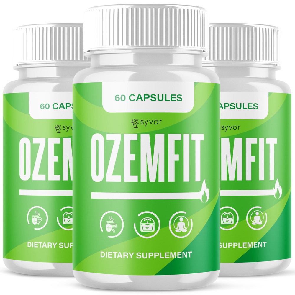 (3 Pack) Ozemfit Advanced Energy & Fitness Support Formula Ozem Fit 180 Capsules