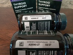 2X Gaia Herbs Thyroid Support Supplement Vegan Liquid Capsules EXP 2/27 or 2/28