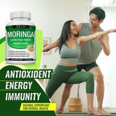 Toplux Nutrition Moringa Superfood Supplement 1200mg All-in-One Wellness 90ct