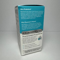 Physician’s Choice 60 Billion Probiotic 30 veg capsules Exp 2027+