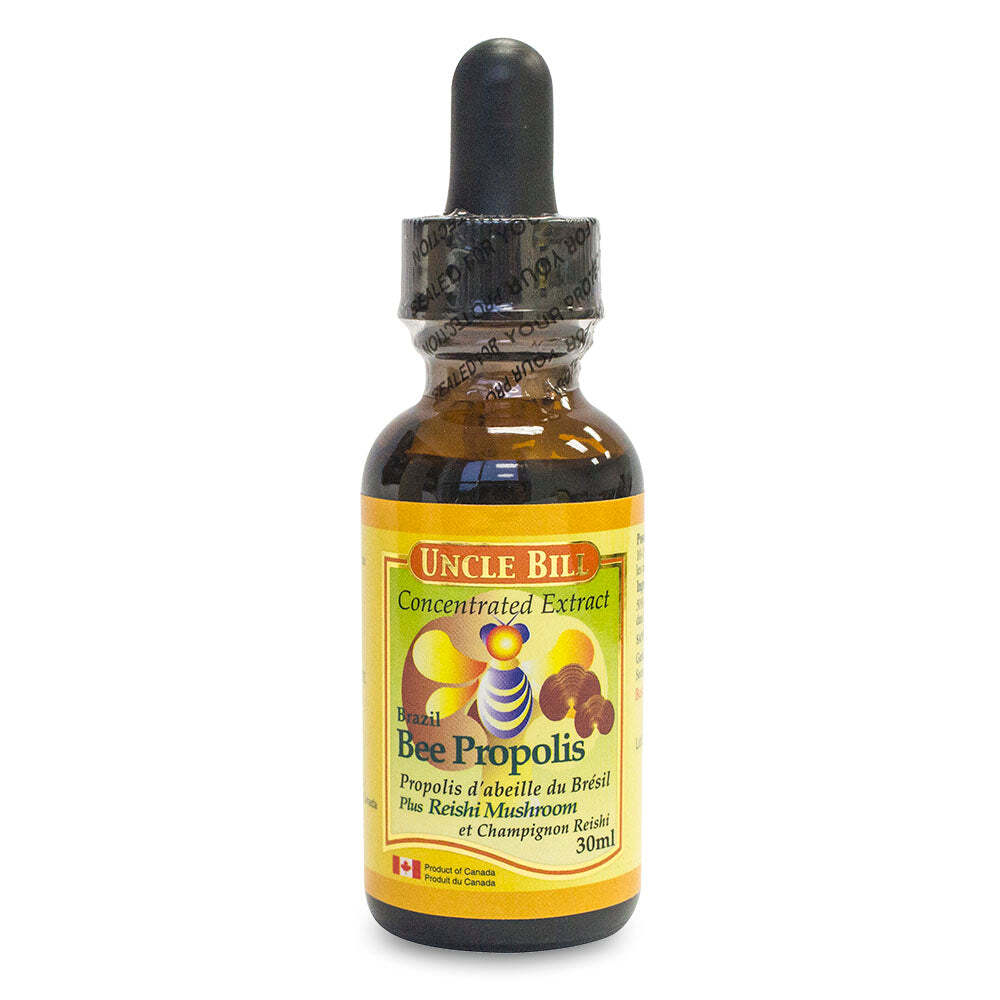 Bill Natural Sources Brazil Bee Propolis w/ Reishi Alcohol Free Resin 30ml NEW