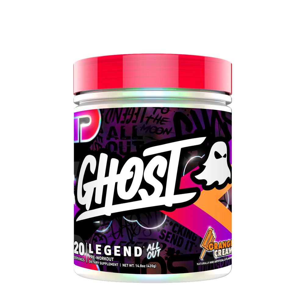LEGEND® ALL OUT Pre-Workout – Orange Cream (20 Servings)