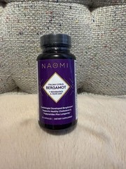 NAOMI Italian Citrus Bergamot 500mg with Resveratrol – Supports Healthy Chole…